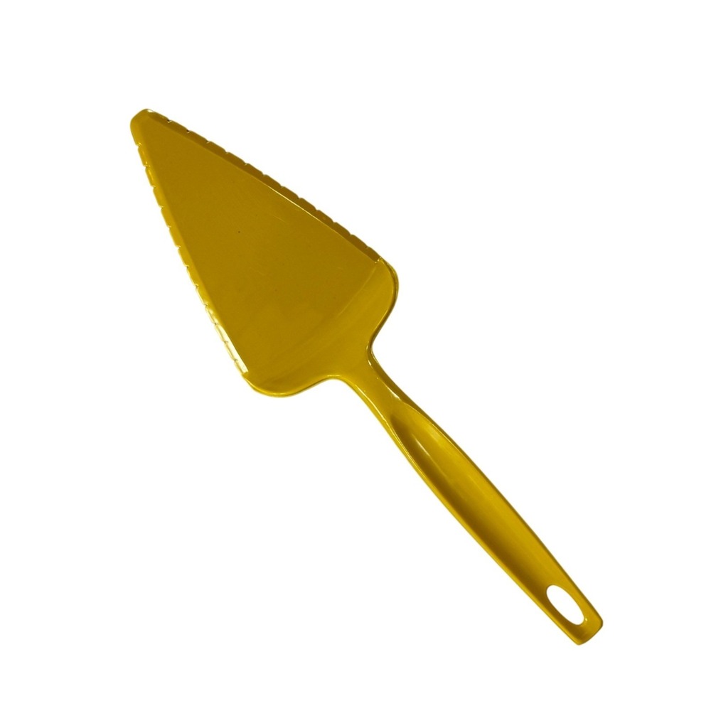 VTG Foley Pie Cake Server Slicer Yellow Nylon Plastic MCM Retro Kitchen Utensil